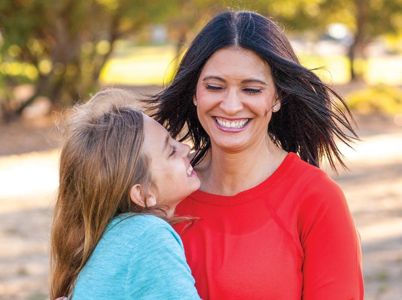 mother and daughter